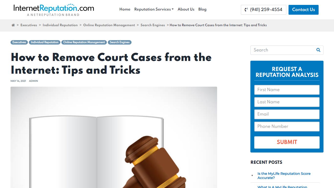 How to Remove Public Records from Court Databases